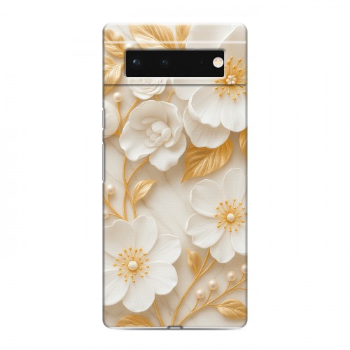 Дизайнерский силиконовый чехол для Google Pixel 6 Цветы