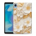 Дизайнерский силиконовый чехол для Realme Pad Mini Цветы