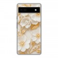 Дизайнерский силиконовый чехол для Google Pixel 6a Цветы