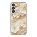 Дизайнерский силиконовый чехол для Samsung Galaxy M35 Цветы