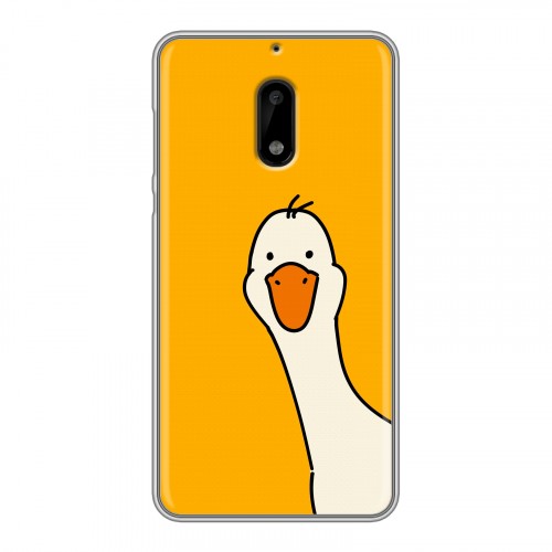Дизайнерский пластиковый чехол для Nokia 6 Утка