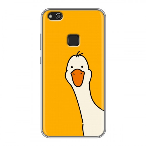 Дизайнерский силиконовый чехол для Huawei P10 Lite Утка