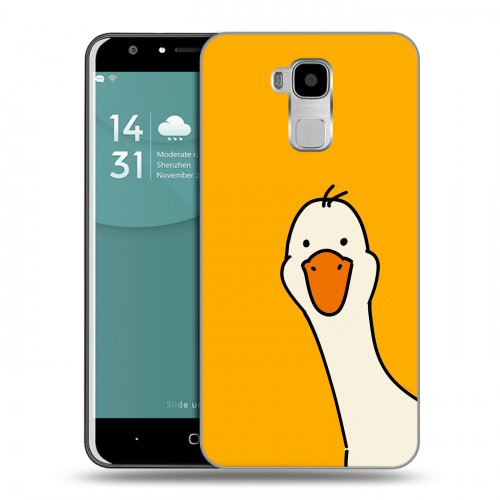 Дизайнерский пластиковый чехол для Doogee Y6 Утка
