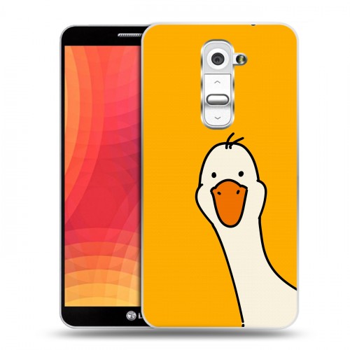 Дизайнерский пластиковый чехол для LG Optimus G2 Утка