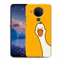 Дизайнерский силиконовый чехол для Nokia 5.4 Утка