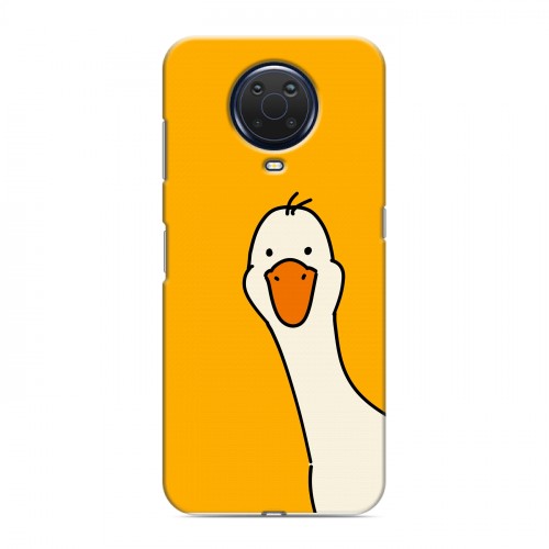 Дизайнерский силиконовый с усиленными углами чехол для Nokia G20 Утка