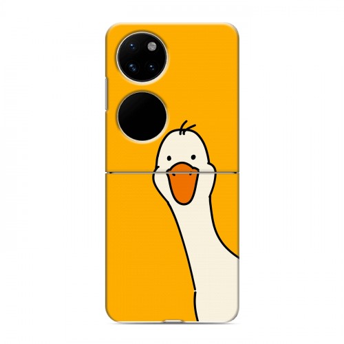 Дизайнерский пластиковый чехол для Huawei P50 Pocket Утка