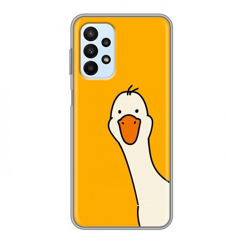 Дизайнерский силиконовый чехол для Samsung Galaxy A23 Утка
