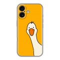 Дизайнерский силиконовый чехол для Iphone 16 Утка