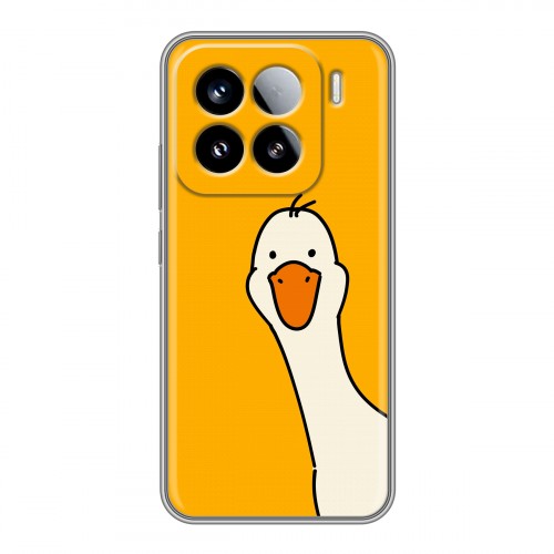 Дизайнерский силиконовый чехол для Xiaomi 15 Утка