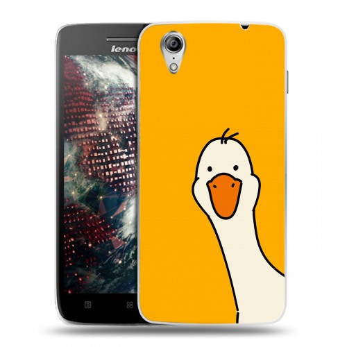 Дизайнерский пластиковый чехол для Lenovo Vibe X Утка
