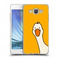 Дизайнерский пластиковый чехол для Samsung Galaxy A5 Утка