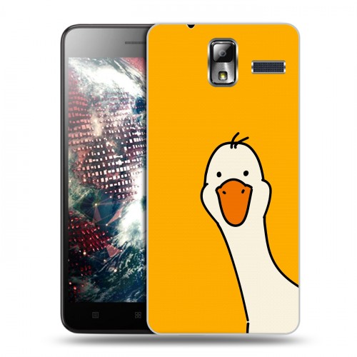 Дизайнерский силиконовый чехол для Lenovo S580 Ideaphone Утка