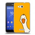 Дизайнерский пластиковый чехол для Sony Xperia E4g Утка