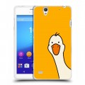 Дизайнерский пластиковый чехол для Sony Xperia C4 Утка