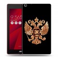 Дизайнерский силиконовый чехол для ASUS ZenPad C 7.0 Герб России золотой