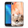 Дизайнерский силиконовый чехол для Asus ZenFone Live Котята