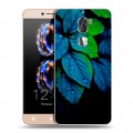 Дизайнерский пластиковый чехол для LeRee Le3 Листья и роса