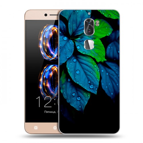 Дизайнерский пластиковый чехол для LeRee Le3 Листья и роса