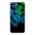 Дизайнерский силиконовый чехол для OPPO AX7 Листья и роса