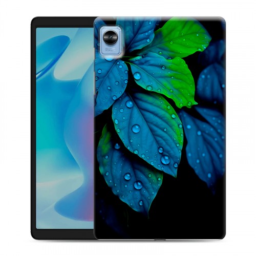 Дизайнерский силиконовый чехол для Realme Pad Mini Листья и роса