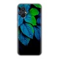 Дизайнерский силиконовый чехол для Xiaomi Poco M5 Листья и роса