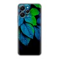 Дизайнерский пластиковый чехол для Xiaomi RedMi 12 Листья и роса