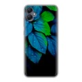 Дизайнерский силиконовый чехол для Samsung Galaxy A05 Листья и роса