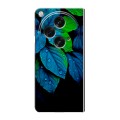 Дизайнерский пластиковый чехол для OPPO Find N3 Листья и роса