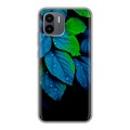 Дизайнерский силиконовый чехол для Xiaomi Redmi A2 Листья и роса