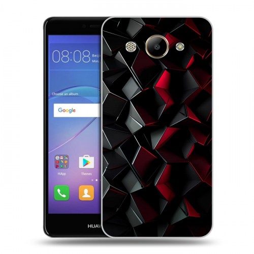Дизайнерский пластиковый чехол для Huawei Y3 (2017) Абстракция