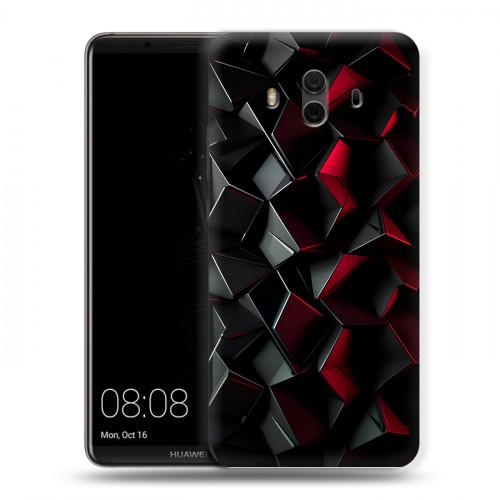 Дизайнерский пластиковый чехол для Huawei Mate 10 Абстракция