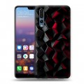 Дизайнерский силиконовый с усиленными углами чехол для Huawei P20 Pro Абстракция