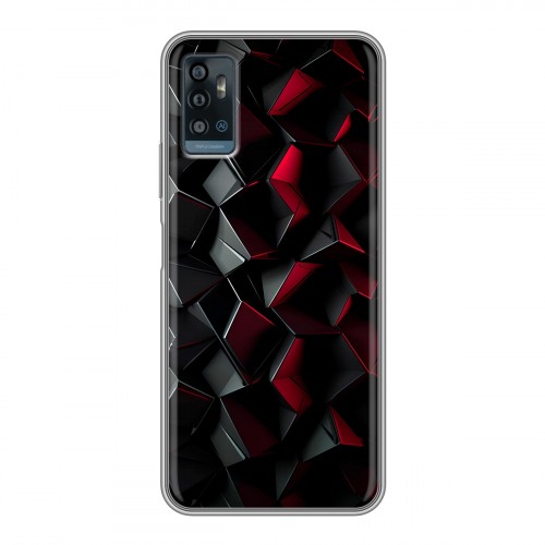 Дизайнерский силиконовый чехол для ZTE Blade A71 Абстракция