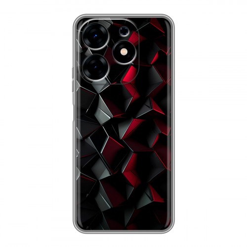 Дизайнерский силиконовый с усиленными углами чехол для Tecno Spark 10 Абстракция
