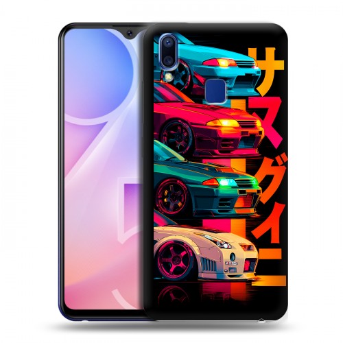 Дизайнерский пластиковый чехол для Vivo Y95 Гоночные машины