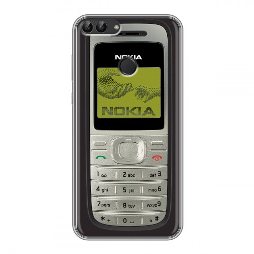 Дизайнерский силиконовый чехол для Huawei P Smart Ретро Нокия