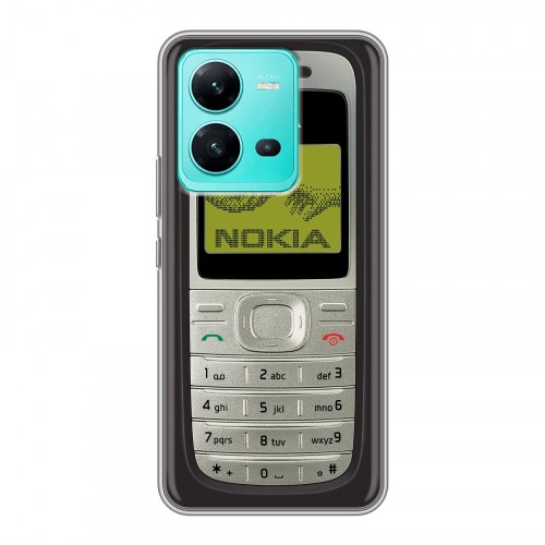 Дизайнерский силиконовый чехол для Vivo V25 Ретро Нокия