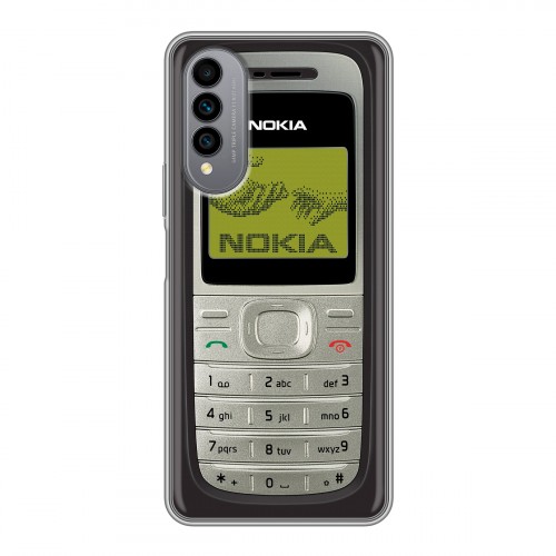 Дизайнерский силиконовый чехол для Wiko T50 Ретро Нокия