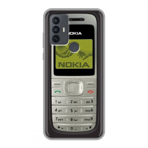 Дизайнерский силиконовый чехол для TCL 30E Ретро Нокия