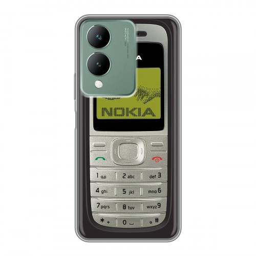 Дизайнерский силиконовый чехол для Vivo Y17s Ретро Нокия