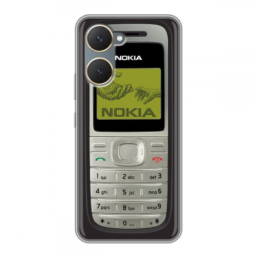 Дизайнерский силиконовый чехол для Vivo Y03 Ретро Нокия