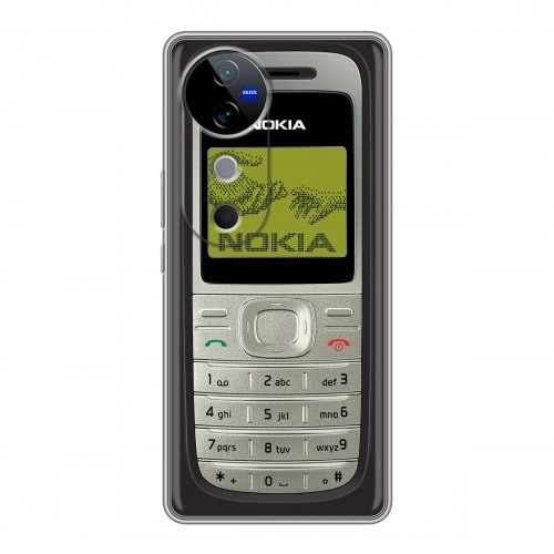 Дизайнерский силиконовый чехол для Vivo V40 5G Ретро Нокия