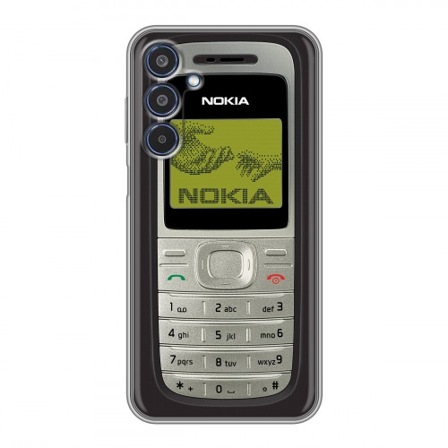 Дизайнерский силиконовый чехол для Samsung Galaxy M35 Ретро Нокия