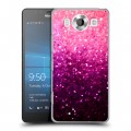 Дизайнерский пластиковый чехол для Microsoft Lumia 950 Блестки