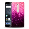 Дизайнерский пластиковый чехол для Nokia 6 (2018) Блестки