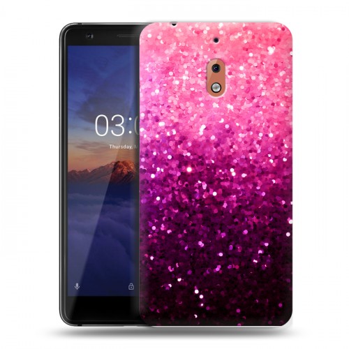 Дизайнерский силиконовый чехол для Nokia 2.1 Блестки