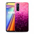 Дизайнерский силиконовый чехол для Realme 7 Блестки