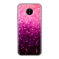Дизайнерский силиконовый чехол для Nokia C20 Блестки