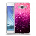 Дизайнерский пластиковый чехол для Samsung Galaxy A5 Блестки